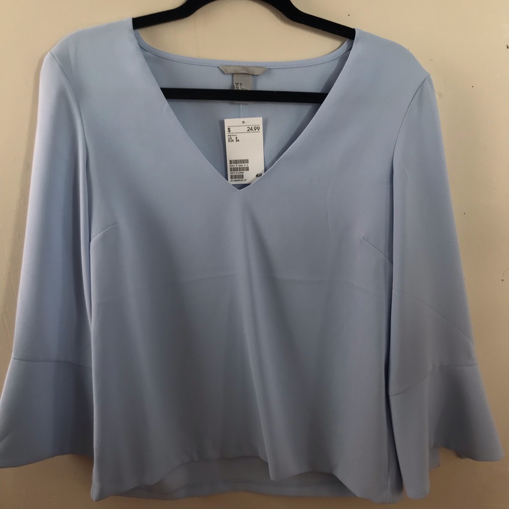 H&M Baby Blue Blouse